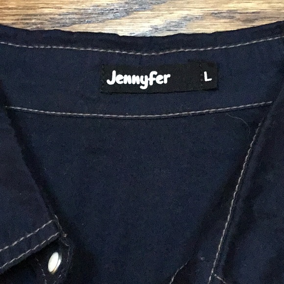 Indigo Denim Style Shirt - Picture 3 of 9